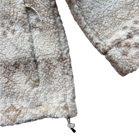 ALPINE DESIGN ' 1/4 SNAP SHERPA PULLOVER ' SIZE M ' NATURAL KHAKI ' WOMENS - Picture 2 of 5